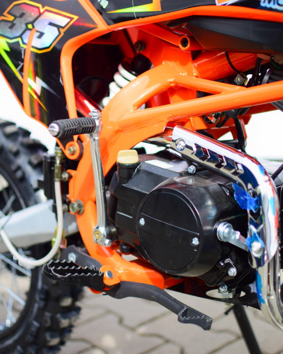 Motocicletă Cross ILX125 Crosser 125CC Portocaliu Off-Road [19]