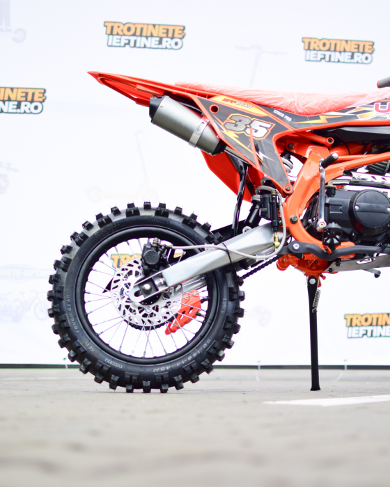 Motocicletă Cross ILX125 Crosser 125CC Portocaliu Off-Road [2]