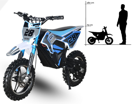 Motocicletă electrică copii ILX1000 SZ Crosser 1000W 30km/h 12Ah [2]