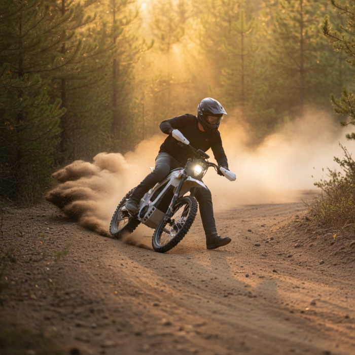 Motocicletă Electrică Off-Road SS-8 10.000W cu Baterie 72V 40Ah și Suspensie Hidraulică [14]