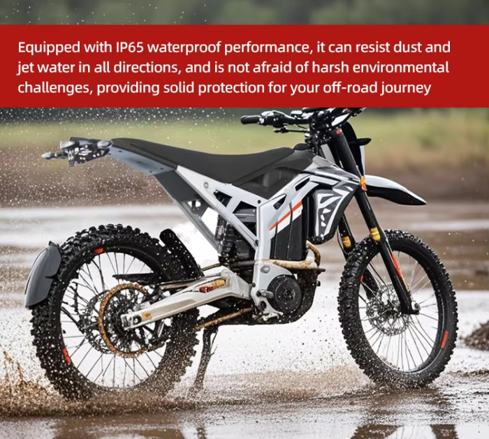 Motocicletă Electrică Off-Road SS-8 10.000W cu Baterie 72V 40Ah și Suspensie Hidraulică [11]