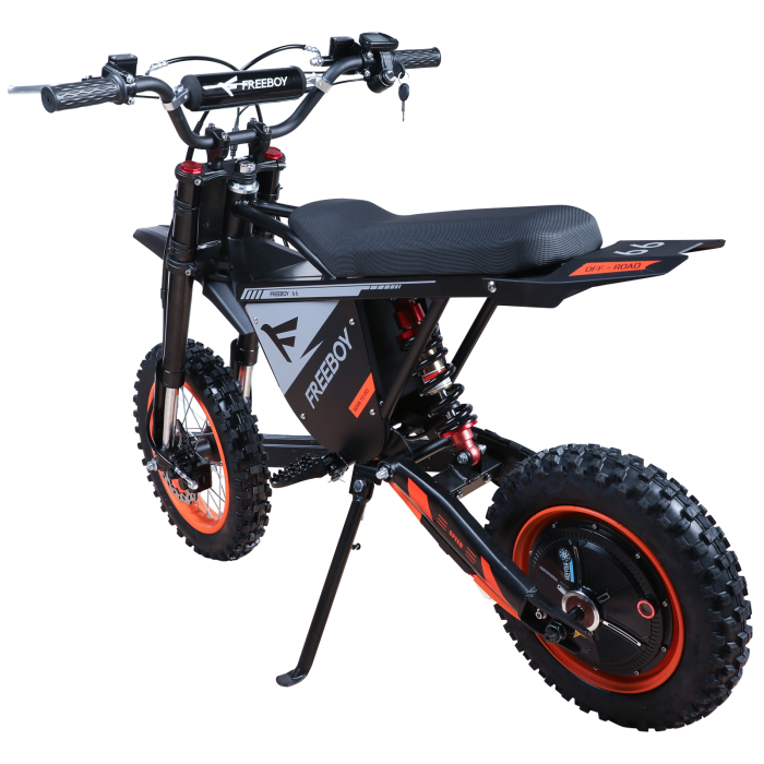 Motocicletă electrică Y66 off-road, motor 3000W, viteză 55 km/h, autonomie până la 50 km, roți 12/10 inch, suspensie dublă [12]