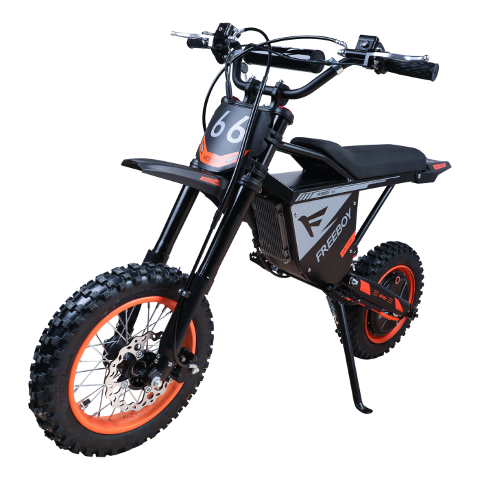 Motocicletă electrică Y66 off-road, motor 3000W, viteză 55 km/h, autonomie până la 50 km, roți 12/10 inch, suspensie dublă [8]