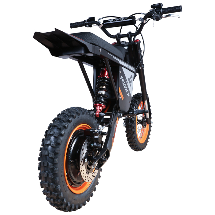 Motocicletă electrică Y66 off-road, motor 3000W, viteză 55 km/h, autonomie până la 50 km, roți 12/10 inch, suspensie dublă [14]
