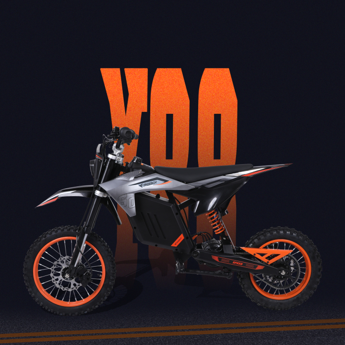 Motocicletă electrică Y88 off-road, motor mid-drive 3000W, baterie 48V 30Ah, viteză 55 km/h, autonomie până la 50 km, suspensie completă [9]