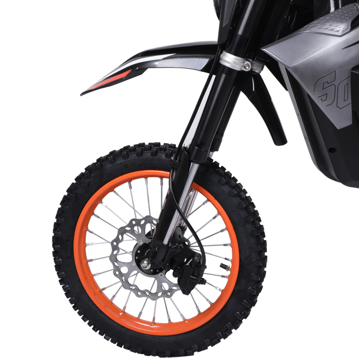 Motocicletă electrică Y88 off-road, motor mid-drive 3000W, baterie 48V 30Ah, viteză 55 km/h, autonomie până la 50 km, suspensie completă [16]