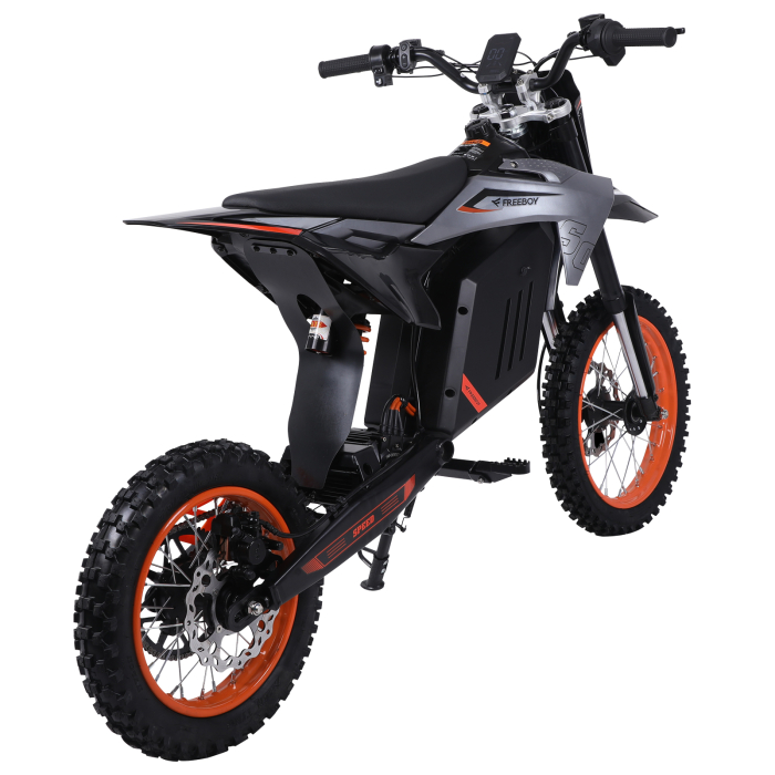 Motocicletă electrică Y88 off-road, motor mid-drive 3000W, baterie 48V 30Ah, viteză 55 km/h, autonomie până la 50 km, suspensie completă [17]