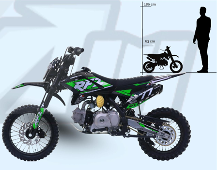 Motocross Apollo Thunder 110CC 14-12 Inch Electric Start [2]