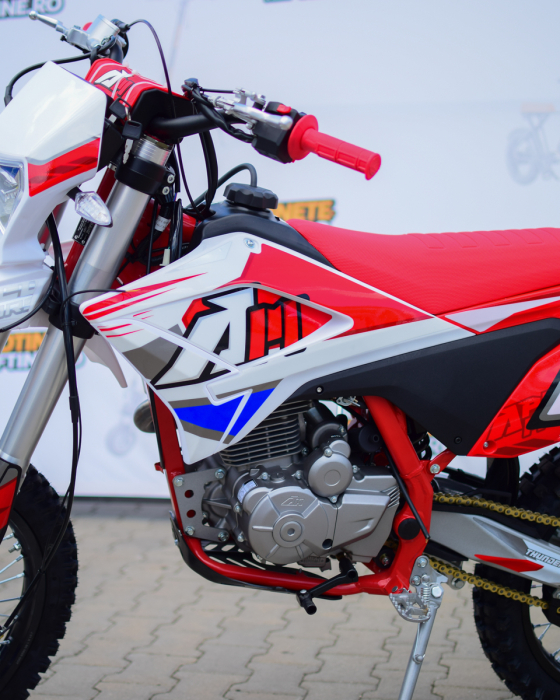 Motocross Apollo Thunder 300CC 4-Stroke 16HP, 90KM/H, Roți 19/16", Frâne Hidraulice, Rezervor 6.5L, 94CM Ride Height  ROSU [7]