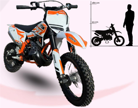 Motocross Koshine 49CC 14-12 Inch 9HP 73KM/H [2]