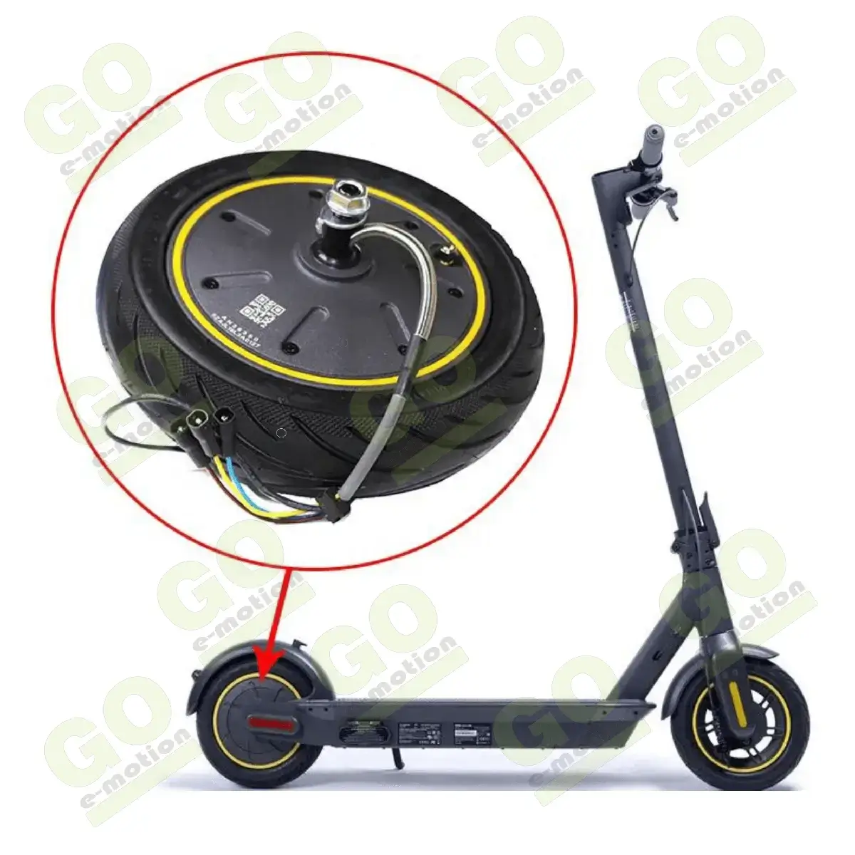 Motor scuter Ninebot Max G30 350W Original [2]