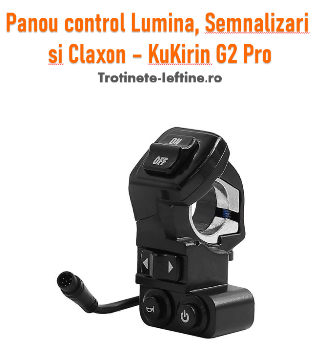 Panou control Lumini, Semnalizări și Claxon – KuKirin G2 Pro [1]