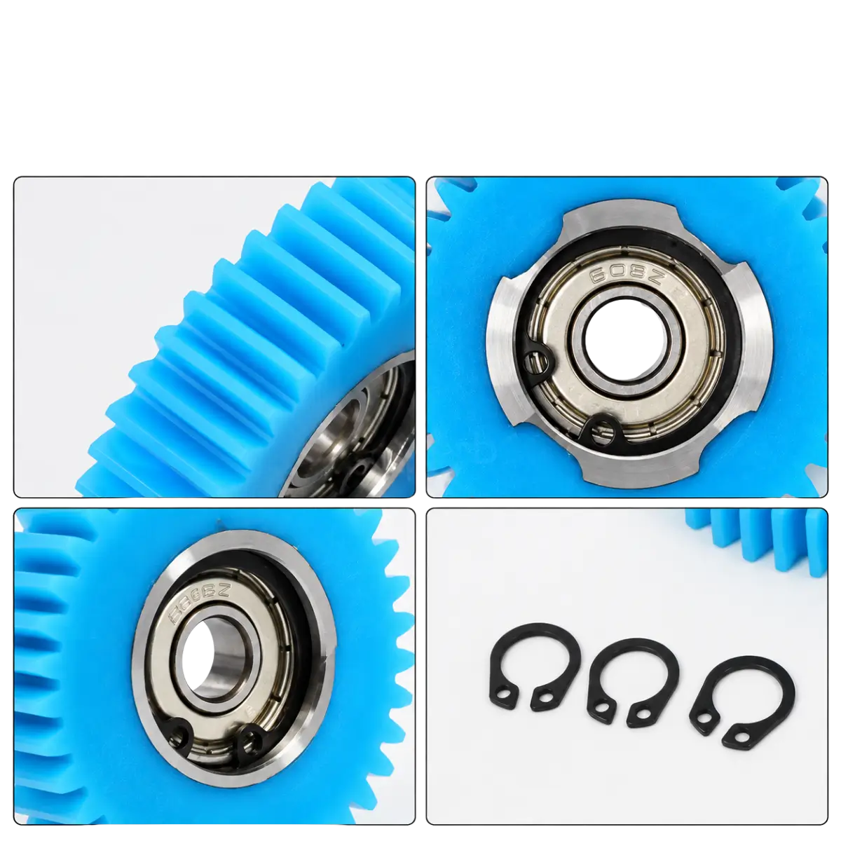 Pinion 36T, 38x12x8 mm cu rulment 608 Z pentru bicicleta electrica [2]