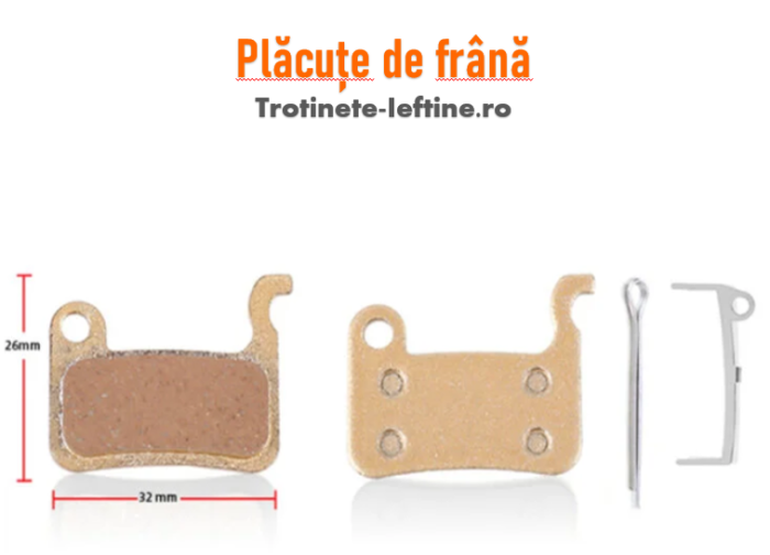Plăcuțe Frână Trotinetă – 32×26 mm [1]