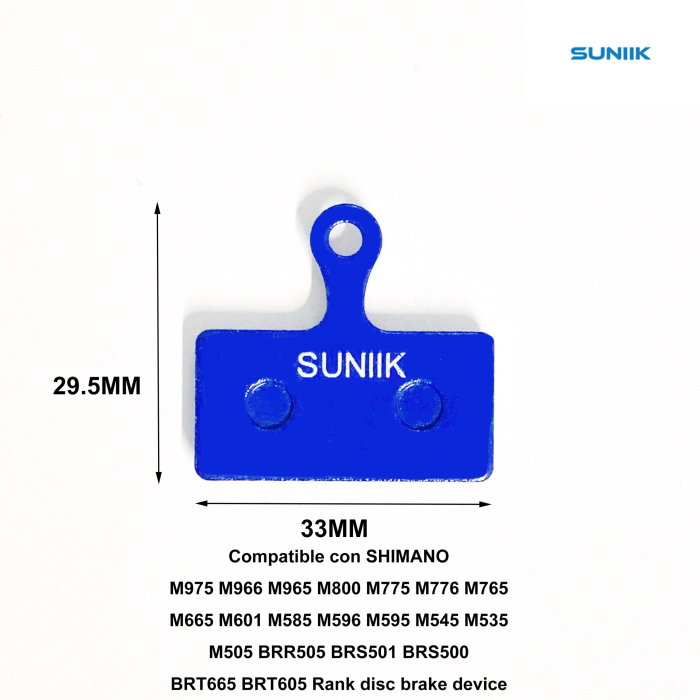 Placute de frana din rasina 1020 - calitate premium pentru frana hidraulica cu disc [Suniik] [3]