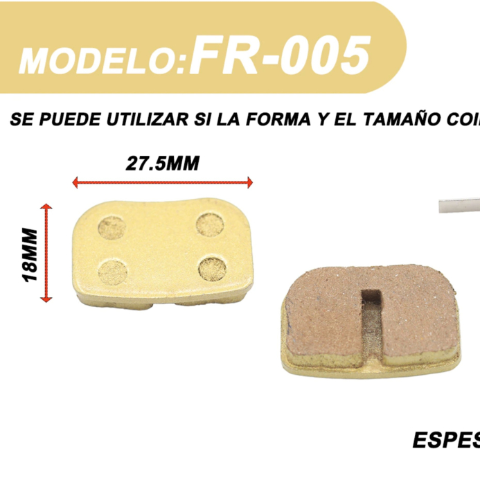 Placute de frana FR005 [Suniik] pentru trotineta electrica [2]