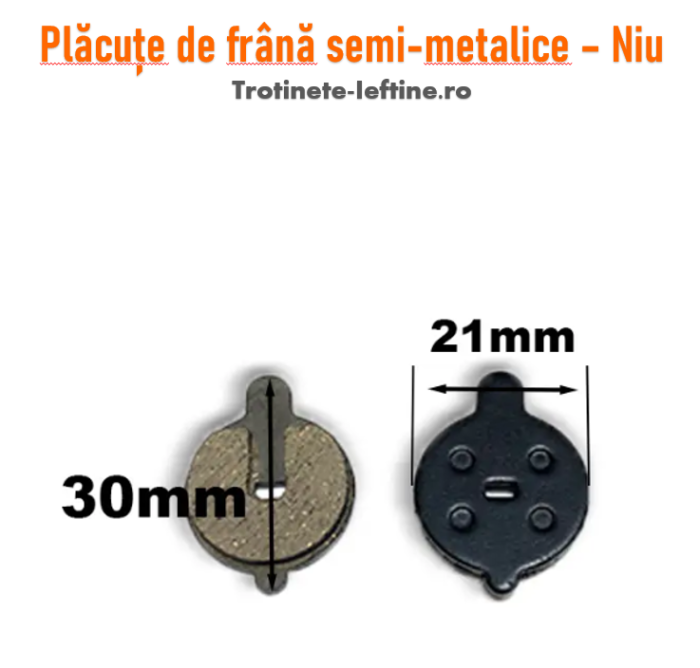 Plăcuțe Frână NIU – 21 × 30 mm [1]