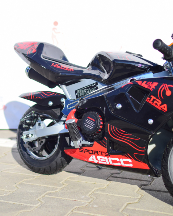 Pocket Bike Mini Moto 49cc | Mini Motocicletă Copii 50 km/h | trotinete-ieftine.ro [3]