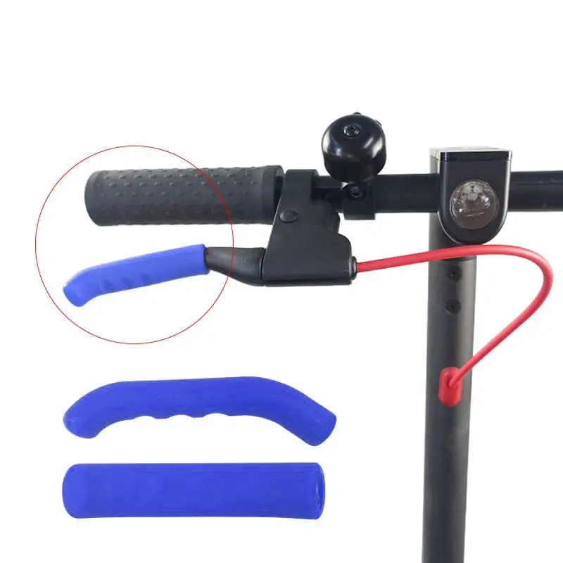Protector din cauciuc ALBASTRU pentru mâner frână (2 bucăți) – pentru trotineta electrică [3]