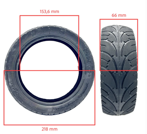 Anvelopă 9×2,5 Tubetype AOXIN Cityroad pentru trotinetă electrică [2]