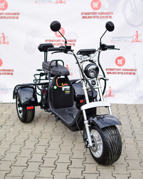 Scuter Electric SHANSU CP-3 3 Roți 2000W Negru [21]