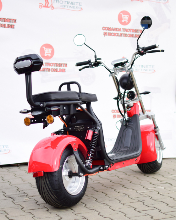 Scuter Electric Chopper SB50, 2000W, 20Ah, 8 inch, Negru [2]