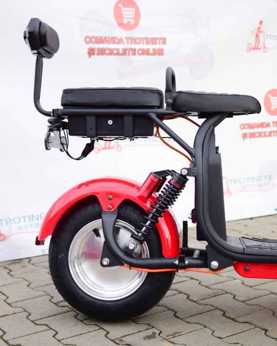 Scuter Electric Chopper SB50, 2000W, 20Ah, 8 inch, Negru [12]