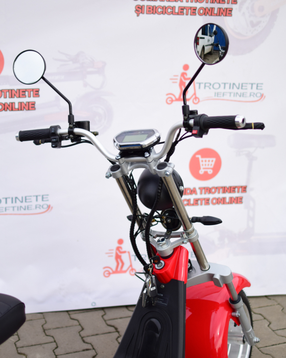 Scuter Electric Chopper SB50, 2000W, 20Ah, 8 inch, Negru [15]