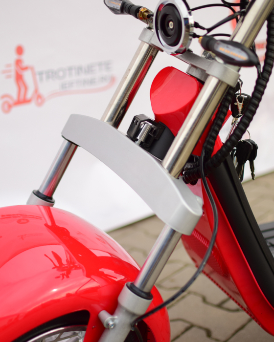 Scuter Electric Chopper SB50, 2000W, 20Ah, 8 inch, Negru [32]