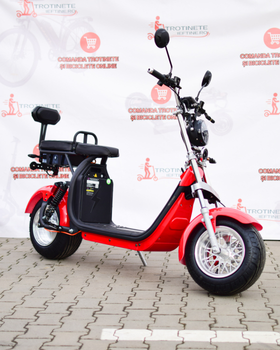 Scuter Electric Chopper SB50, 2000W, 20Ah, 8 inch, Negru [4]