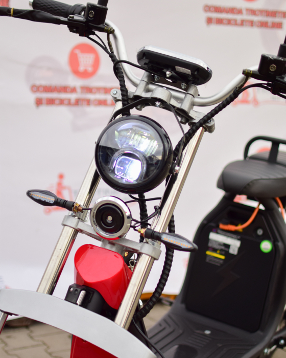 Scuter Electric Chopper SB50, 2000W, 20Ah, 8 inch, Negru [35]