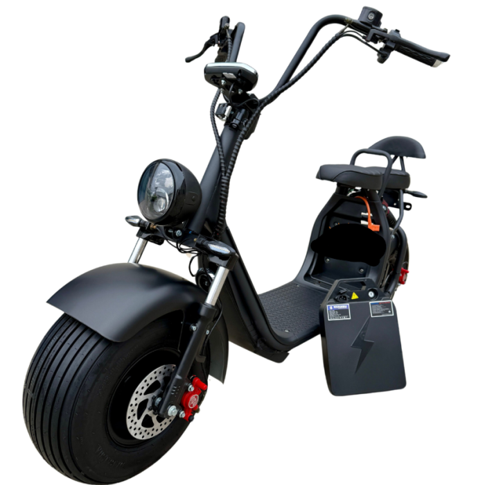 Scuter Electric Chopper 1500W – Model Legal 25 km/h cu Baterie Lithium Detasabilă [4]