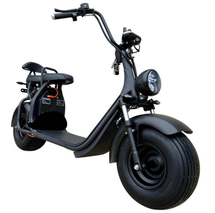 Scuter Electric Chopper 1500W – Model Legal 25 km/h cu Baterie Lithium Detasabilă [12]