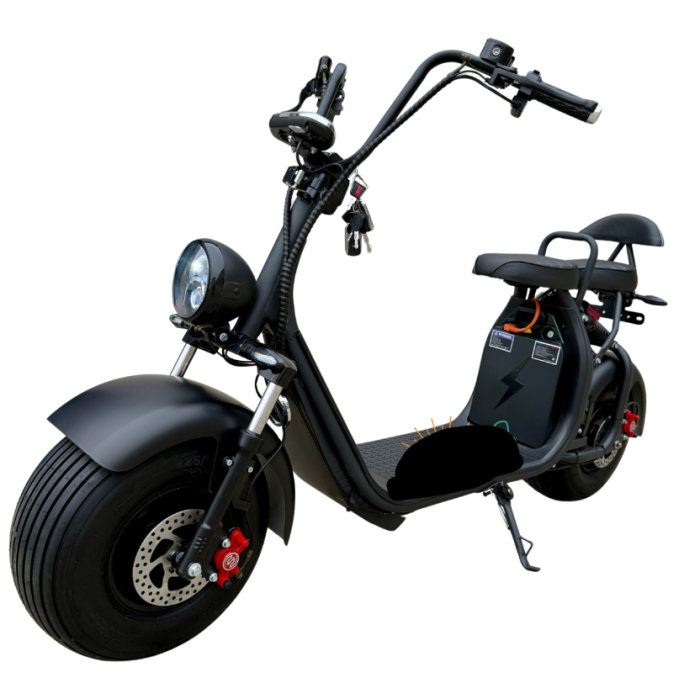 Scuter Electric Chopper 1500W – Model Legal 25 km/h cu Baterie Lithium Detasabilă [2]