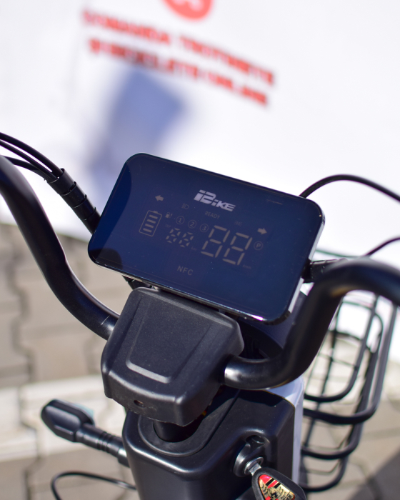 Scuter Electric ECO 500W 48V 20Ah cu Pedale, Baterie Plumb GEL, Autonomie 40 km, Viteză 25 km/h, 2 Locuri, Cos Frontal [14]