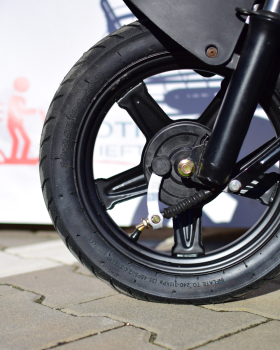 Scuter Electric ECO 500W 48V 20Ah cu Pedale, Baterie Plumb GEL, Autonomie 40 km, Viteză 25 km/h, 2 Locuri, Cos Frontal [17]