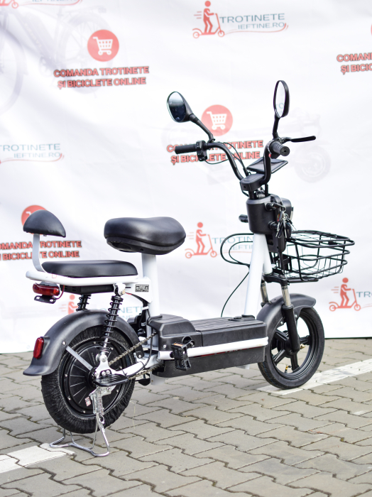 Scuter electric ECO 500W 48V 12Ah cu pedale – mobilitate urbană [2]