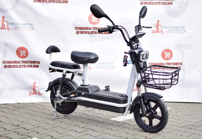 Scuter electric ECO 500W 48V 12Ah cu pedale – mobilitate urbană [23]