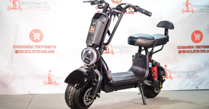 Scuter Electric Polymobil E-MOB 12 Negru 1500W 45kmh 60V 12Ah [13]