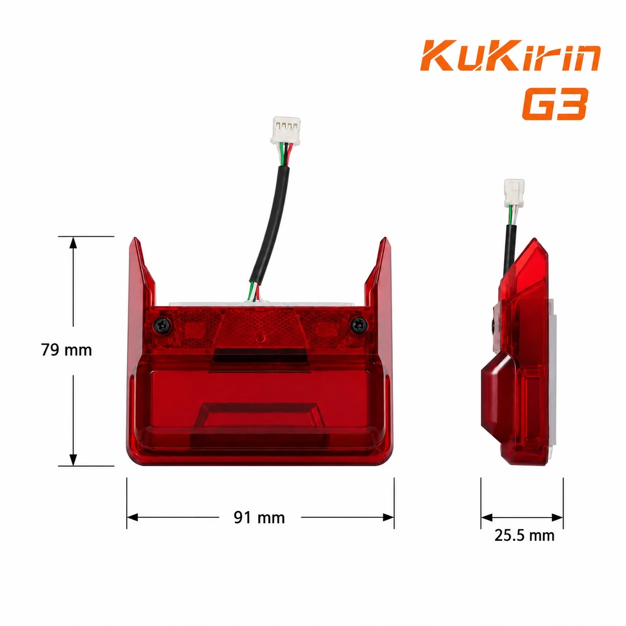 Stop Spate Original KuKirin G3 | Lumină LED Trotinetă Electrică [2]