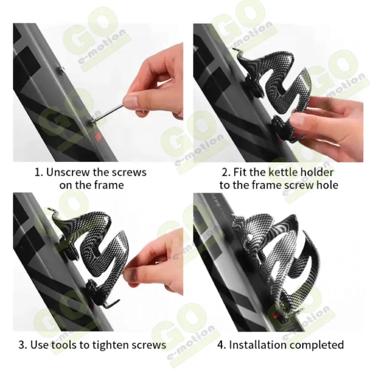 Suport sticle de carbon pentru scuter/bicicleta [5]