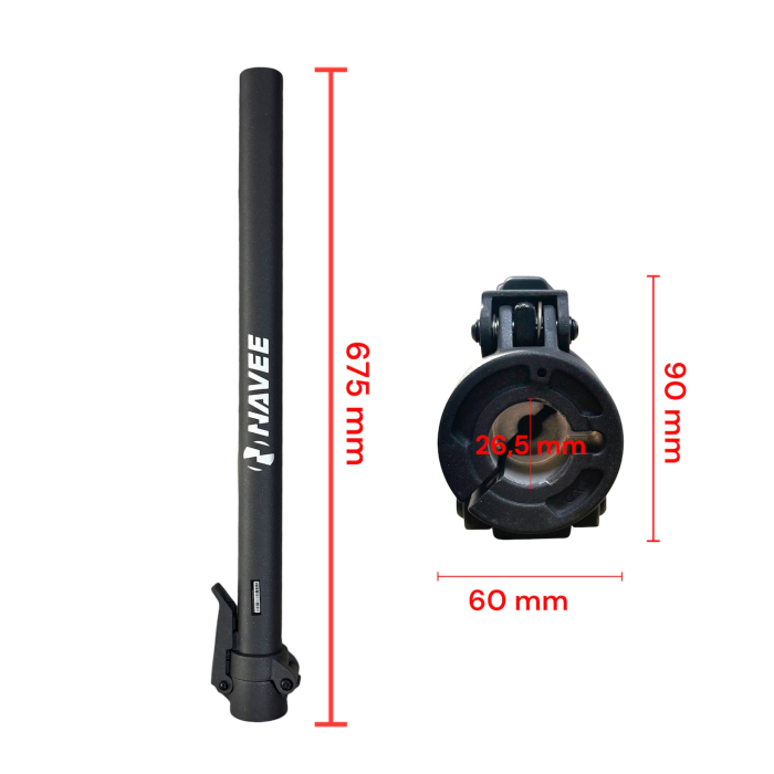 Tija ghidon cu mecanism de pliere, originala, pentru trotineta electrica Navee S65 [2]