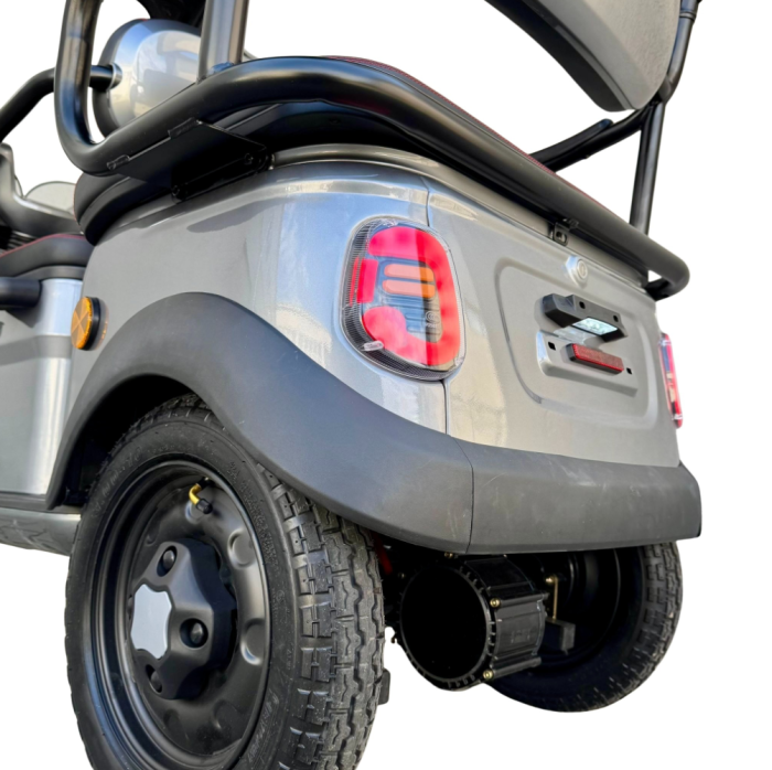 Tricicletă Electrică cu 2 Locuri și Acoperiș, Baterie 20Ah [8]