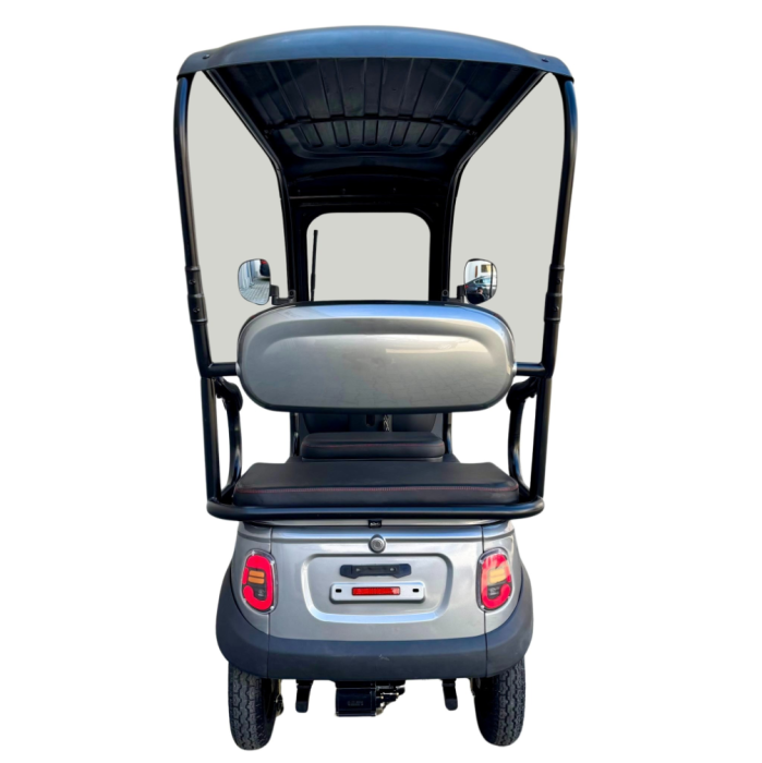 Tricicletă Electrică cu 2 Locuri și Acoperiș, Baterie 20Ah [11]