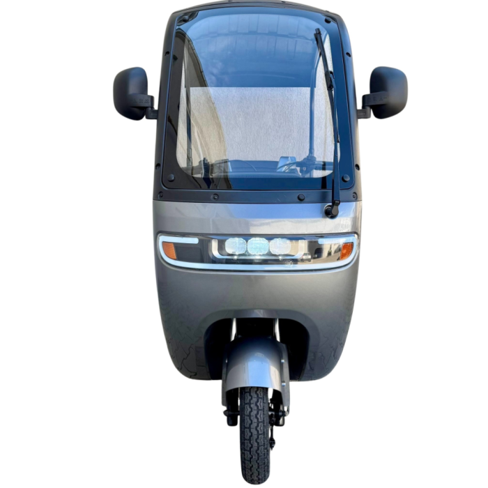 Tricicletă Electrică cu 2 Locuri și Acoperiș, Baterie 20Ah [6]
