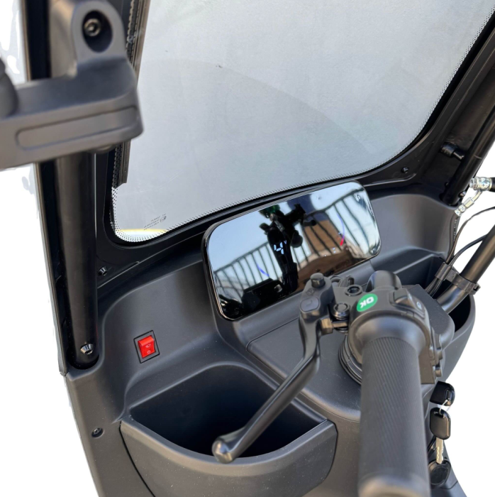 Tricicletă Electrică cu 2 Locuri, Acoperiș și Baterie 20Ah [11]