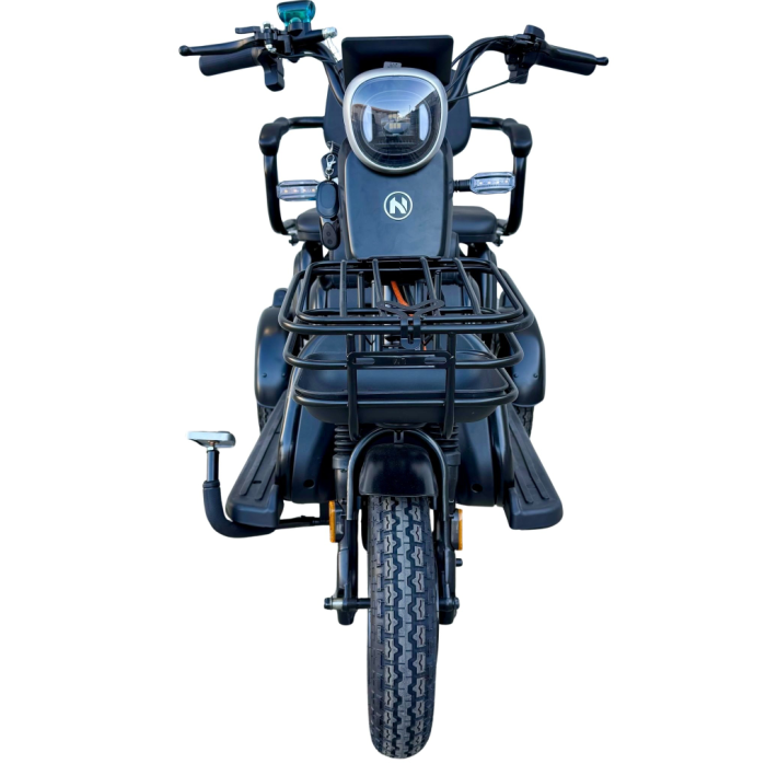 Tricicletă Electrică cu 2 Locuri și Baterie 20Ah [16]