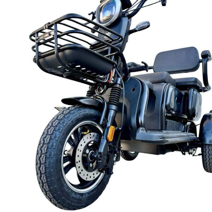 Tricicletă Electrică cu 2 Locuri și Baterie 20Ah [11]