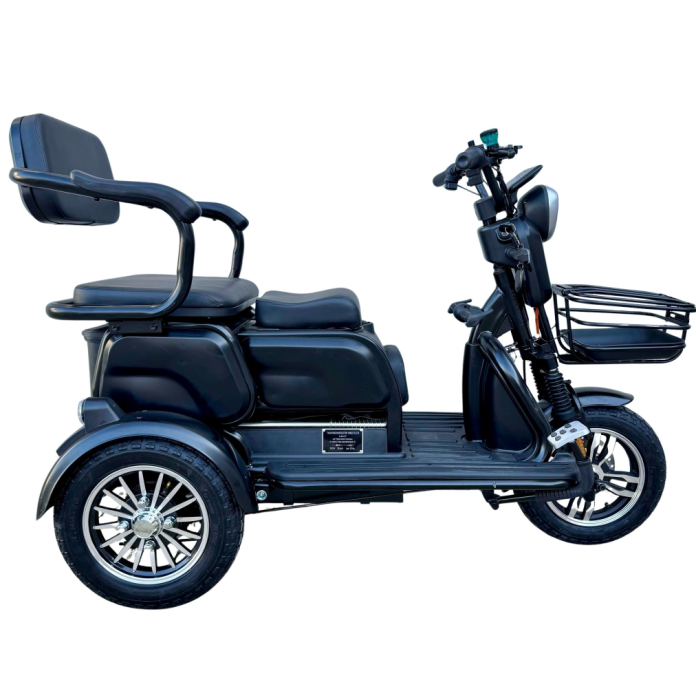 Tricicletă Electrică cu 2 Locuri și Baterie 20Ah [4]