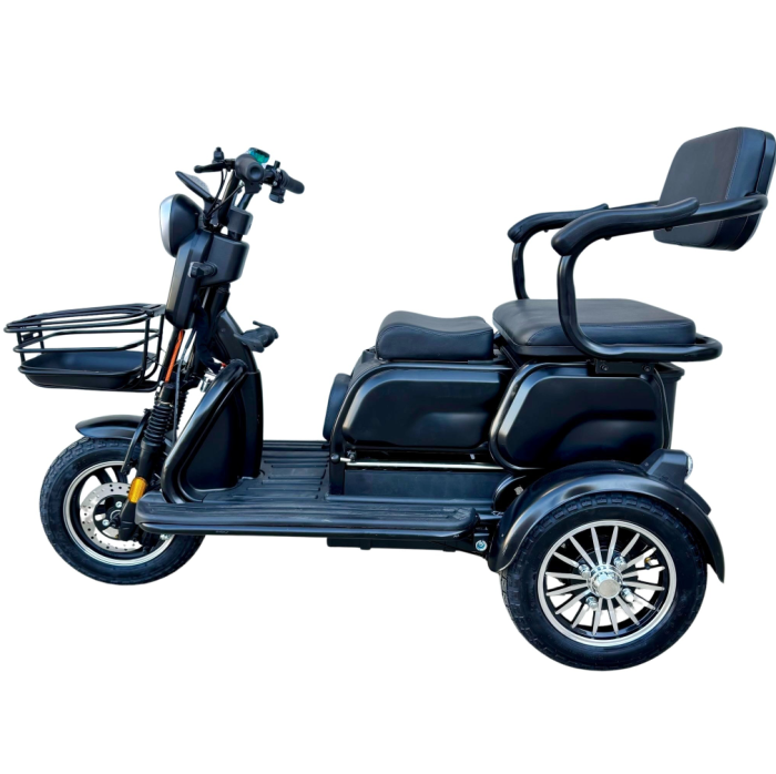Tricicletă Electrică cu 2 Locuri și Baterie 20Ah [5]